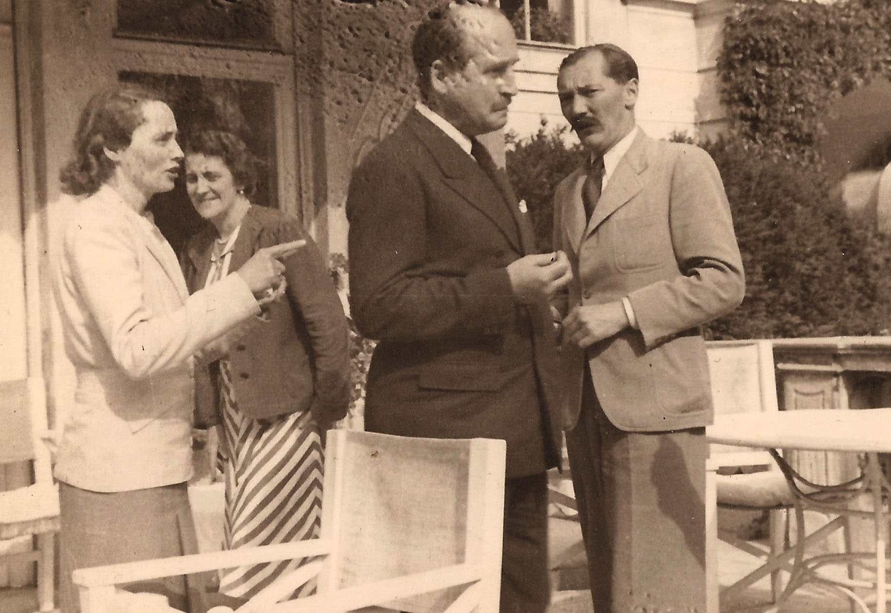 Többek között báró Bánffy Dániel és gróf Forgách Antal, Gácson 1941